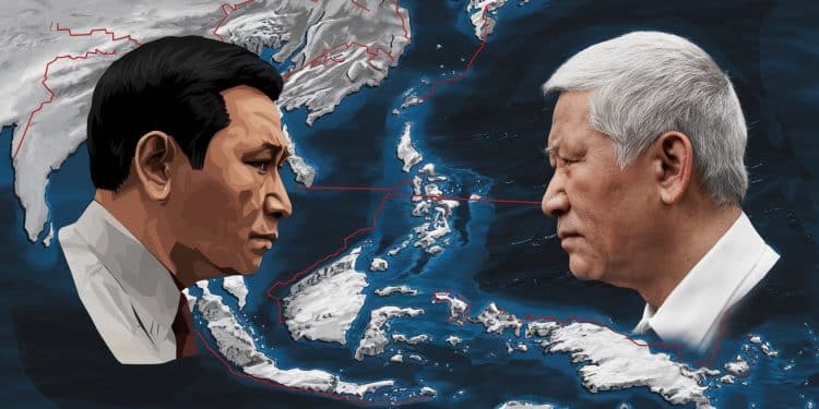 Les Philippines Renforcent leur Domaine Maritime par de Nouvelles Lois - Viral Mag Face aux tensions maritimes avec la Chine les Philippines promulguent de nouvelles lois délimitant leurs eaux territoriales et imposant des routes fixes aux navires étrangers Un signal fort pour affirmer leur souveraineté Viral Mag