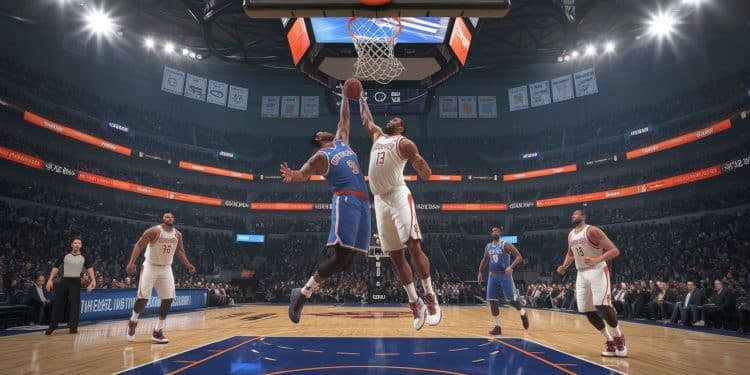 Les Rockets de Houston Triomphent Face aux Knicks de New York - Viral Mag Houston lemporte 109 97 contre New York dans un match intense de NBA Alperen Sengun et Fred VanVleet brillent côté Rockets Viral Mag