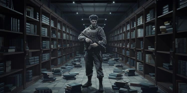 Les Talibans Traquent les Livres « Non-Islamiques » en Afghanistan - Viral Mag Depuis leur retour au pouvoir en 2021 les autorités talibanes mènent une chasse aux ouvrages jugés contraires aux valeurs islamiques Découvrez lampleur de cette censure littéraire sans précédent Viral Mag