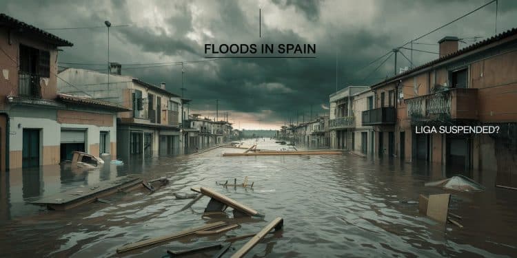 Les inondations dévastatrices en Espagne soulèvent des interrogations sur le maintien des matchs de Liga ce week end Les entraîneurs appellent à lannulation   Viral Mag
