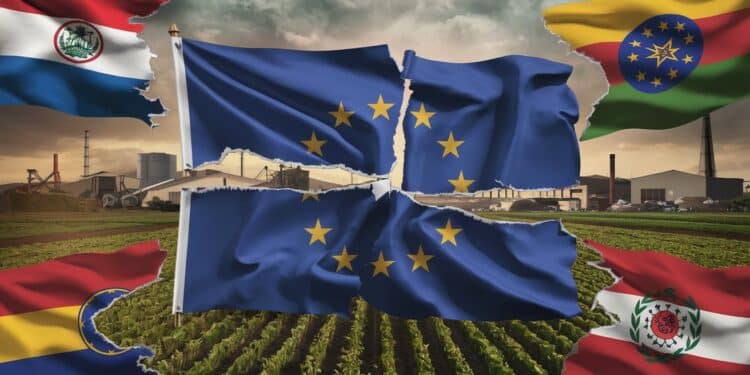 L’Europe va-t-elle succomber à l’accord UE-Mercosur ? - Viral Mag Laccord UE Mercosur symbole des dérives de lUE menace de signer larrêt de mort de lEurope Lagriculture française en péril Viral Mag