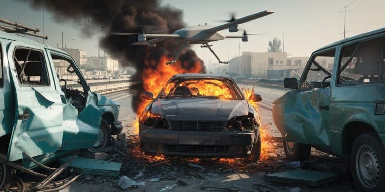 Liban : 3 morts et des Casques bleus blessés dans une frappe - Viral Mag Une frappe israélienne visant une voiture à Saïda au Liban a fait 3 morts et blessé 5 Casques bleus de lONU ainsi que 3 soldats libanais Viral Mag