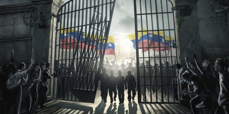 Libération controversée de prisonniers post-électoraux au Venezuela - Viral Mag Vague despoir mitigée au Venezuela après la libération de 225 prisonniers post électoraux Joie doutes et interrogations persistent tandis que la crise sociopolitique demeure Viral Mag