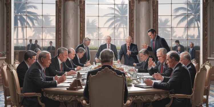 L’Otan et Trump Discutent des Menaces Mondiales Lors d’une Rencontre en Floride - Viral Mag Le secrétaire général de lOtan Mark Rutte a rencontré le président américain élu Donald Trump en Floride pour discuter des problèmes de sécurité mondiaux notamment la menace croissante posée par lalliance entre la Russie la Corée du Nord et lIran Viral Mag