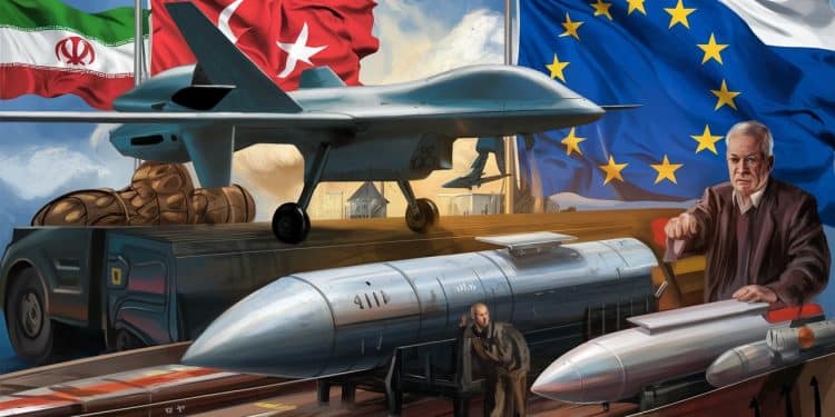 L’UE Durcit Ses Sanctions Envers l’Iran Pour Son Soutien à la Russie - Viral Mag LUE renforce drastiquement ses sanctions contre lIran accusé de fournir drones et missiles à la Russie pour sa guerre en Ukraine Découvrez les mesures prises pour endiguer ce soutien militaire controversé Viral Mag
