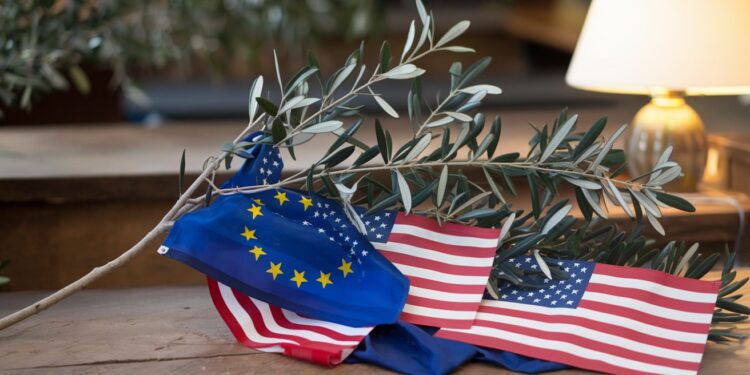 L’UE saisit l’OMC pour obtenir compensation sur les olives espagnoles - Viral Mag Un conflit commercial opposant lUE et les États Unis sur les droits de douane des olives espagnoles senvenime LEurope exige réparation Viral Mag