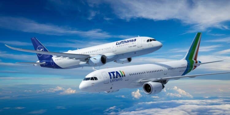 Lufthansa et ITA Airways Scellent Leur Mariage: L’Europe Donne Son Feu Vert ! - Viral Mag Le mariage de Lufthansa et ITA Airways enfin validé par lEurope Découvrez les détails de cette union stratégique qui va redéfinir le paysage aérien européen Viral Mag