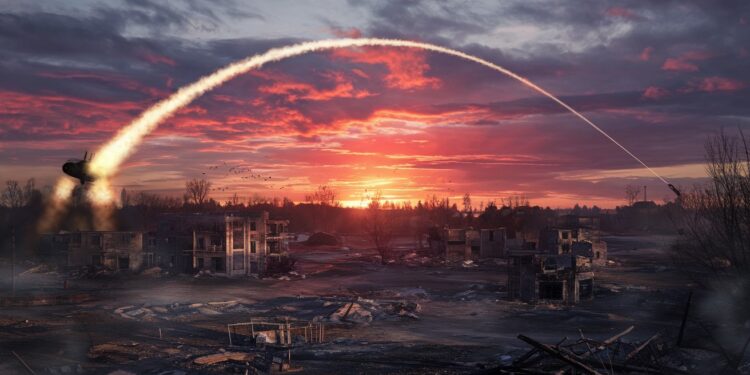 L’Ukraine Accuse la Russie d’Avoir Tiré un Missile Intercontinental pour la Première Fois - Viral Mag LUkraine affirme que la Russie a franchi un cap dans lescalade en tirant un missile intercontinental sans ogive nucléaire sur son territoire Une escalade majeure dans le conflit Viral Mag