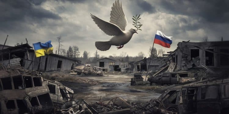 L’Ukraine Espère une Fin de Guerre par Voie Diplomatique en 2025 - Viral Mag Le président ukrainien Zelensky exprime son souhait de mettre fin au conflit avec la Russie par des moyens pacifiques dici 2025 malgré un front est compliqué Viral Mag