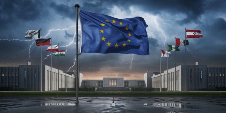 L’Union Européenne à l’Aube d’un Tournant Politique Majeur - Viral Mag La nouvelle Commission Européenne embarque pour un mandat placé sous le signe du pragmatisme avec des priorités recentrées sur la défense limmigration et linnovation Un virage à droite qui suscite déjà des tensions Viral Mag