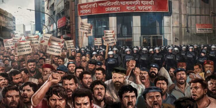 Manifestations au Bangladesh : Le Journal Protom Alo Menacé - Viral Mag Des centaines de manifestants exigent la fermeture du principal journal du Bangladesh Protom Alo laccusant dêtre anti islam et pro indien Viral Mag