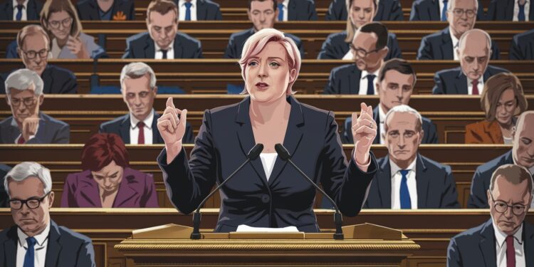 Marine Le Pen Rassure Sur La Possibilité D’Un « Shutdown » En France - Viral Mag Marine Le Pen affirme quun shutdown à laméricaine est impossible en France même en cas de censure du budget Découvrez pourquoi Viral Mag