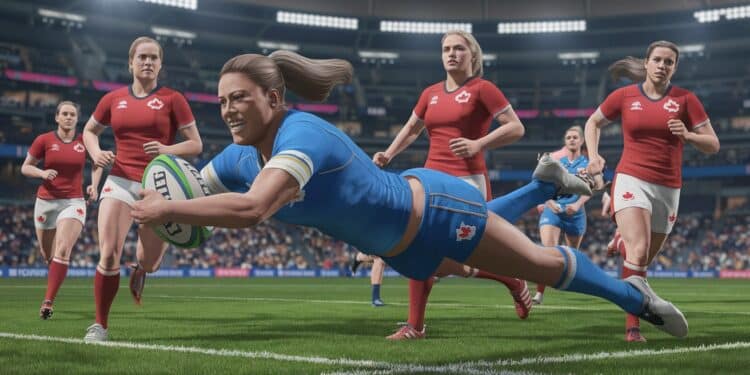 Lailière française Marine Ménager a été récompensée pour son essai spectaculaire face au Canada malgré la défaite des Bleues Revivez cet exploit en vidéo   Viral Mag