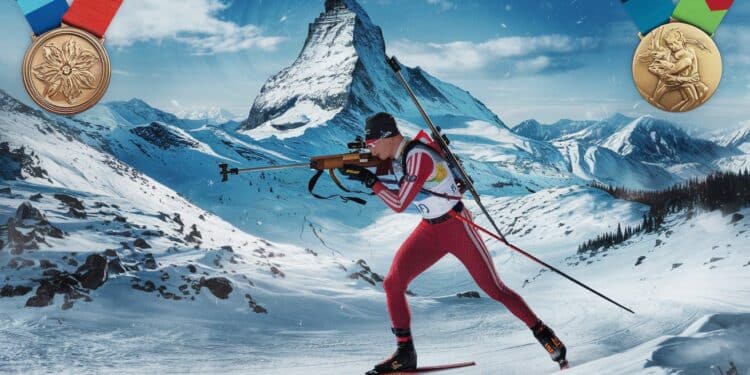 Martin Fourcade sacré champion olympique 14 ans après les JO de Vancouver - Viral Mag Le biathlète français est officiellement couronné médaillé dor de la mass start des Jeux Olympiques de 2010 suite à la disqualification du Russe Evgeny Ustyugov Viral Mag