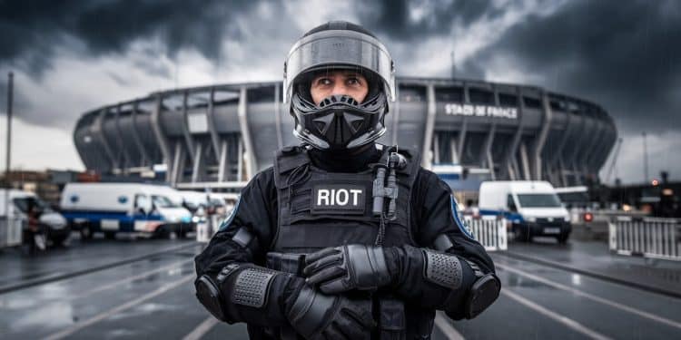 Match France-Israël : Renforcement Sécuritaire à Saint-Denis - Viral Mag Le match France Israël à Saint Denis nécessite un dispositif de sécurité massif avec 4000 policiers mobilisés pour 20000 spectateurs dans un contexte diplomatique tendu Viral Mag