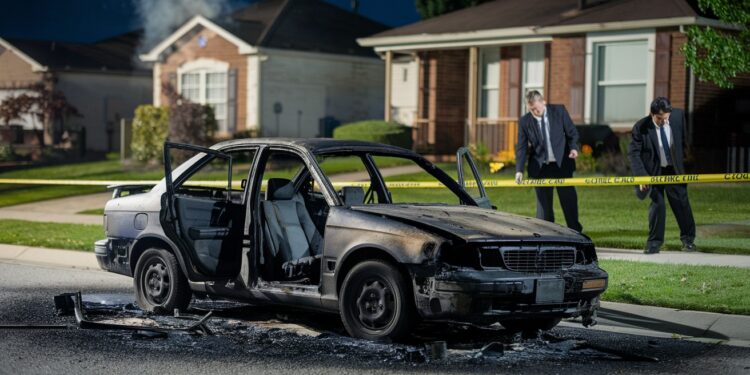 La voiture dun surveillant de prison de Louvain a été incendiée devant son domicile Une lettre menaçante visant sa famille a également été déposée   Viral Mag