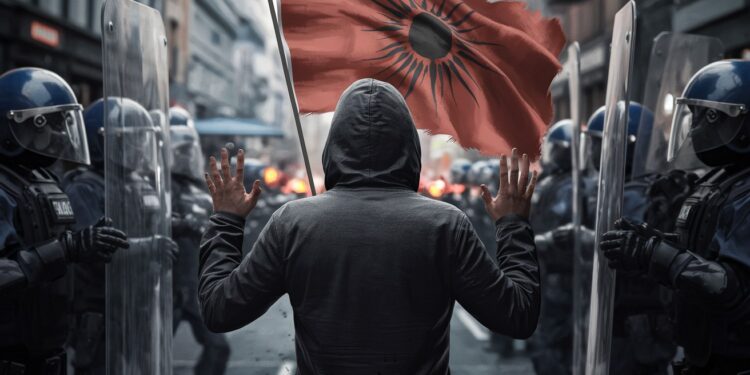 Militant Albanais Arrêté en France Refuse Extradition Vers Hongrie - Viral Mag Un militant antifasciste albanais interpellé en France a refusé son extradition vers la Hongrie pour des affrontements avec des néo nazis Dénonce affaire politique Viral Mag