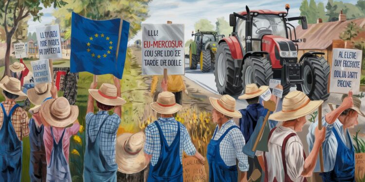 Les agriculteurs français intensifient leurs actions contre le traité de libre échange UE Mercosur Un débat à lAssemblée est prévu   Viral Mag