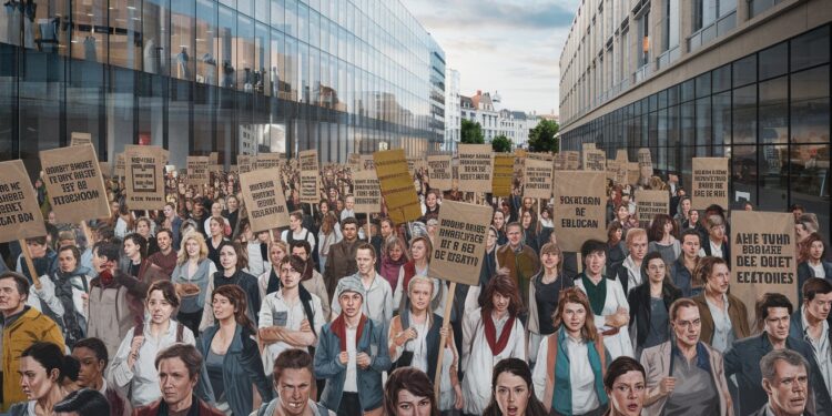 Des milliers denseignants belges francophones manifestent contre les coupes budgétaires un mouvement inédit depuis le virage à droite de la Wallonie   Viral Mag