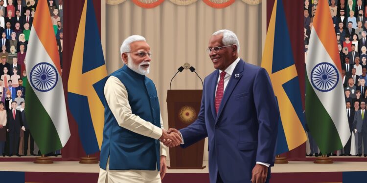 Modi au Guyana : Renforcement des Liens Économiques et Culturels - Viral Mag Le Premier ministre indien Modi en visite au Guyana pour renforcer la coopération économique et culturelle Signature daccords stratégiques Viral Mag