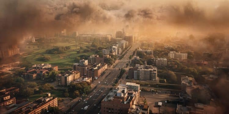 New Delhi Plongée dans un Nuage de Pollution après Diwali - Viral Mag New Delhi suffoque sous un épais smog toxique après les célébrations de Diwali malgré linterdiction des feux dartifice largement ignorée Viral Mag
