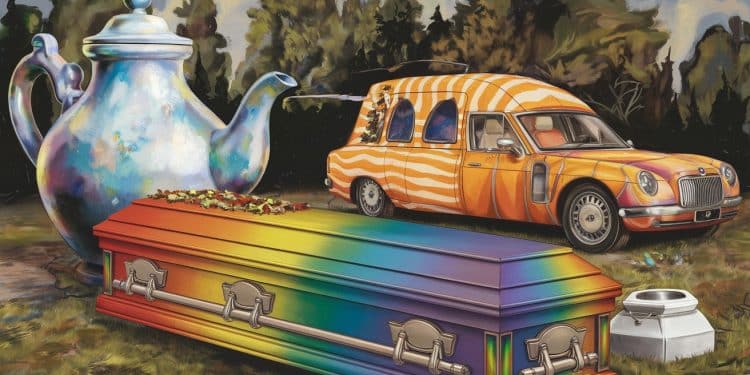 Obsèques personnalisées : la nouvelle tendance funéraire - Viral Mag Cercueils originaux urnes colorées corbillards atypiques Découvrez comment les Français réinventent les cérémonies dadieu pour des obsèques uniques et mémorables Viral Mag