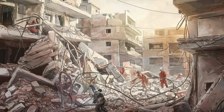 Opérations de Secours Difficiles dans le Nord de Gaza - Viral Mag La Défense civile gazaouie mène des opérations de sauvetage ardues à Beit Lahia suite aux frappes israéliennes meurtrières Découvrez les détails Viral Mag