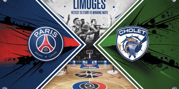 Paris et Cholet Dominent l’Elite en Basket, Limoges Retrouve le Goût de la Victoire - Viral Mag Paris Basketball et Cholet leaders de lElite simposent face à des mal classés pendant que Limoges renoue avec le succès grâce à Souley Boum Viral Mag