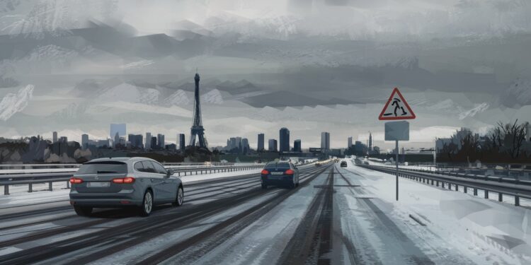 Plan Neige Verglas de Niveau 2 Activé en Île-de-France Jeudi 11h - Viral Mag Île de France Vitesse réduite de 20kmh et restrictions pour poids lourds Équipez vous et privilégiez les transports en commun Détails Viral Mag