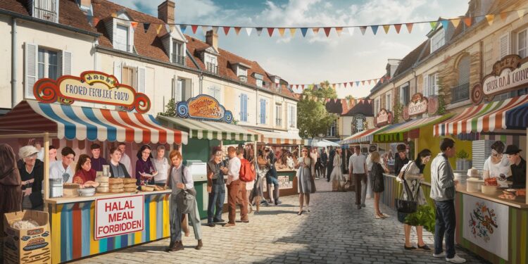 Polémique à La Grand-Combe : la maire accusée de racisme pour le refus du halal au festival - Viral Mag Laurence Baldit maire pro diversité de La Grand Combe dans la tourmente suite à linterdiction de la viande halal sur un stand municipal lors du festival multiculturel Charbon Ardent Accusations de racisme et appels au boycott fusent Viral Mag