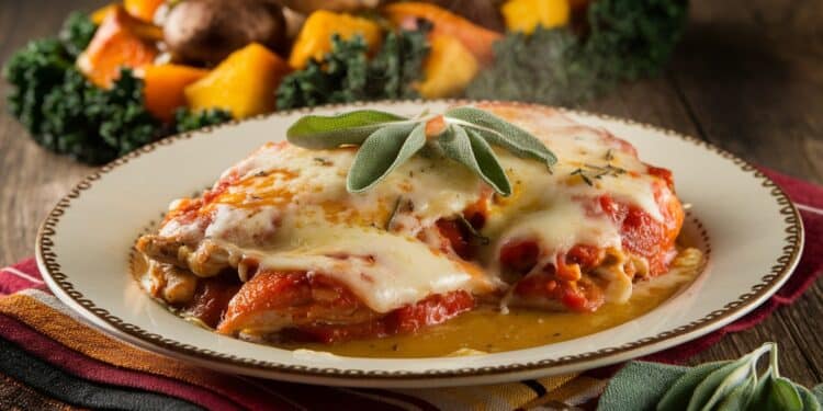 Poulet Parmigiana d’Hiver : Une Recette Réconfortante Pour Les Froides Soirées - Viral Mag Découvrez notre recette hivernale du poulet parmigiana avec une touche de courge butternut pour un plat gourmand et réconfortant Suivez nos conseils pour la réussir à coup sûr Viral Mag