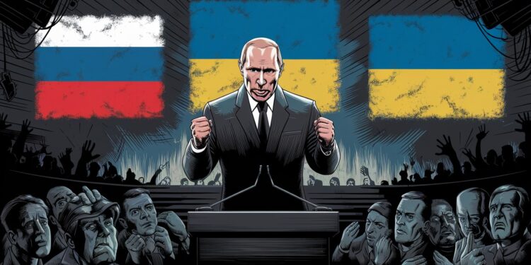 Dans un discours musclé Poutine accuse lOccident davoir transformé le conflit en Ukraine en conflit mondial et brandit la menace de frappes de missiles   Viral Mag