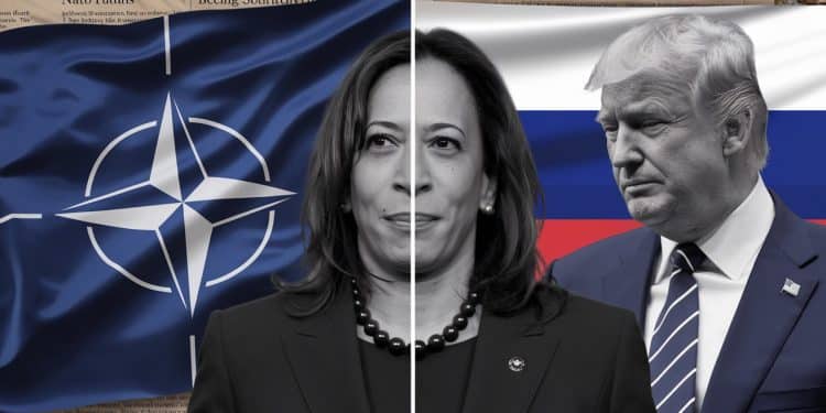 Présidentielle américaine : deux visions antagonistes de l’Otan - Viral Mag Kamala Harris alliée de lOtan et Donald Trump favorable à Poutine deux visions radicalement opposées avant lélection américaine Viral Mag