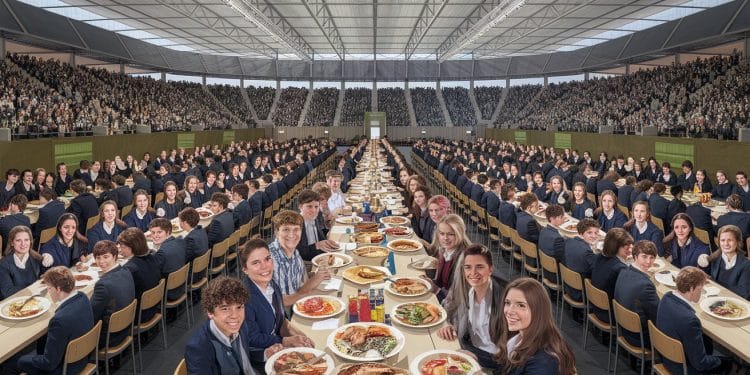 PSG : Une Cantine Solidaire Géante Pour Les Jeunes En Difficulté - Viral Mag Le PSG organise la plus grande cantine solidaire de France au profit de 2500 étudiants précaires Un geste fort du club parisien Viral Mag