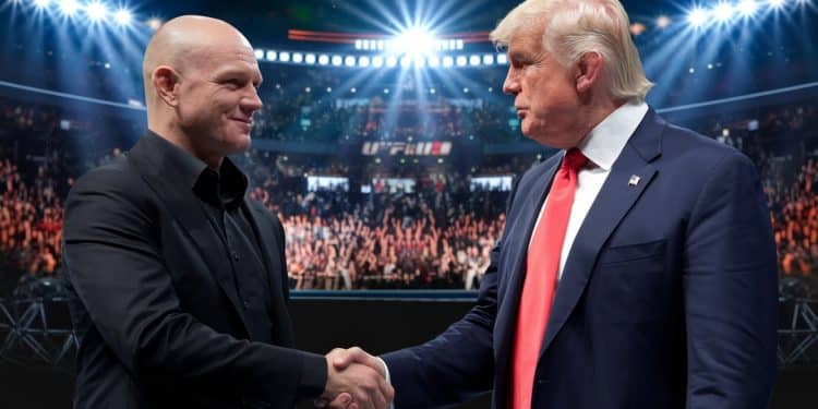 Quand Dana White félicite Donald Trump sur scène lors d’un événement UFC - Viral Mag Le patron de lUFC Dana White a fait une apparition remarquée aux côtés de lancien président Donald Trump lors dun événement UFC très médiatisé Viral Mag