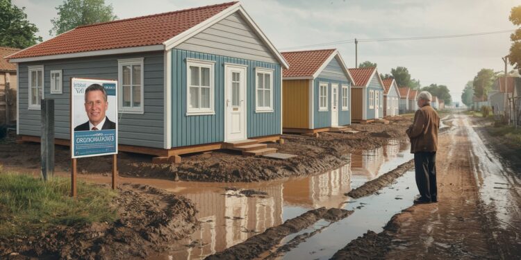 Quand l’extrême droite roumaine construit des maisons pour gagner les élections - Viral Mag En Roumanie lextrême droite mise sur la construction de maisons pour les sinistrés afin de séduire lélectorat avant la présidentielle de dimanche Un candidat en particulier voit sa cote de popularité grimper Viral Mag