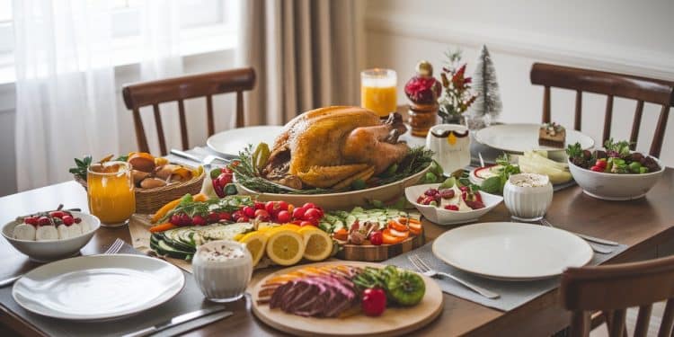 Recettes de Noël Saines et Savoureuses pour des Fêtes Réussies - Viral Mag Découvrez nos recettes festives et équilibrées pour un Noël gourmand et sain Des idées originales pour régaler vos proches en toute sérénité Viral Mag