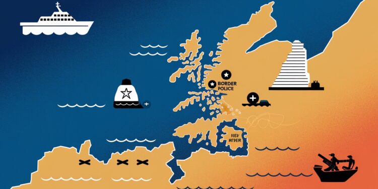Relations France – Royaume-Uni: Vers un Bras de Fer Migratoire? - Viral Mag La France veut renégocier les accords frontaliers avec le Royaume Uni Un duel diplomatique sur fond de crise migratoire sannonce Viral Mag