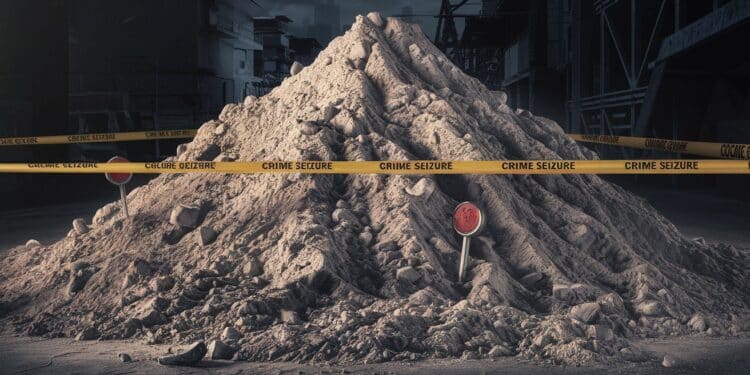 Saisie record de 45 tonnes de cocaïne en France en 2024 - Viral Mag Un double sombre des saisies de drogue en 2024 par rapport à 2023 Des chiffres alarmants qui soulèvent des inquiétudes sur le trafic Viral Mag