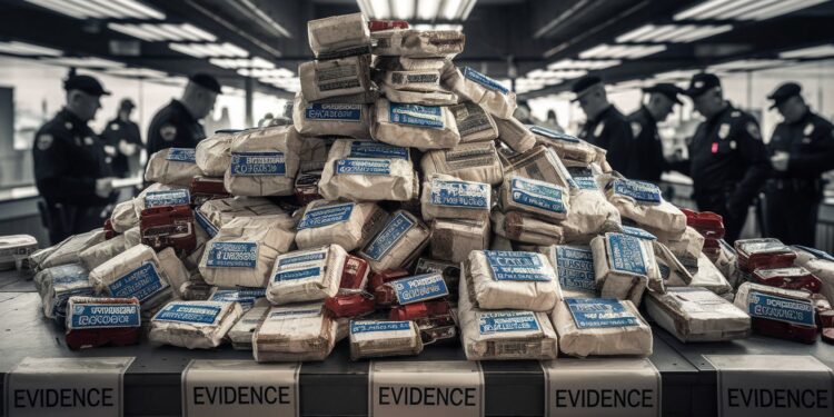 Saisies record de cocaïne en France en 2024 malgré la baisse des morts - Viral Mag La police française a saisi près de 45 tonnes de cocaïne en 2024 le double de 2023 Malgré cela le nombre de morts liés au narcotrafic a diminué Découvrez les chiffres clés et les actions menées Viral Mag