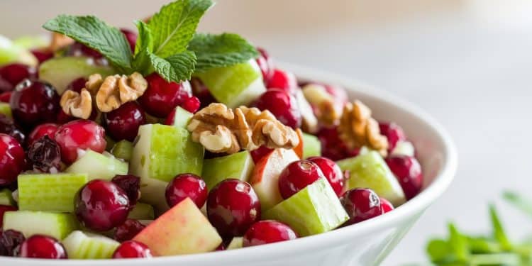 Salade de Canneberges : Une Recette Saine et Festive Pour Vos Repas - Viral Mag Découvrez notre délicieuse recette de salade de canneberges parfaite pour apporter de la fraîcheur et des saveurs à vos repas de fêtes Facile à préparer Viral Mag