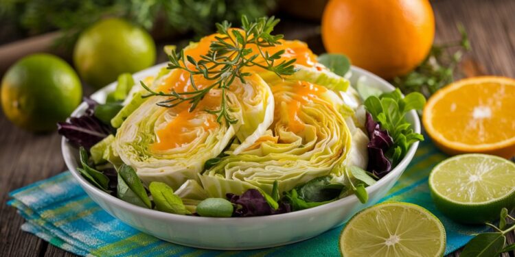 Salade de Chou Rôti Revigorante à la Vinaigrette Citronnée - Viral Mag Découvrez notre délicieuse recette de salade de chou rôti à la vinaigrette citronnée Un plat savoureux et sain pour éveiller vos papilles    Viral Mag