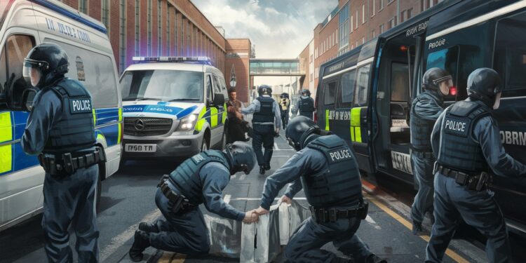 Sept Arrestations à Londres Liées à l’Enquête sur le PKK - Viral Mag La police antiterroriste britannique a interpellé sept personnes à Londres dans le cadre dune enquête denvergure sur des activités présumées liées au PKK un groupe classé comme terroriste au Royaume Uni Les suspects sont actuellement en garde à vue Viral Mag