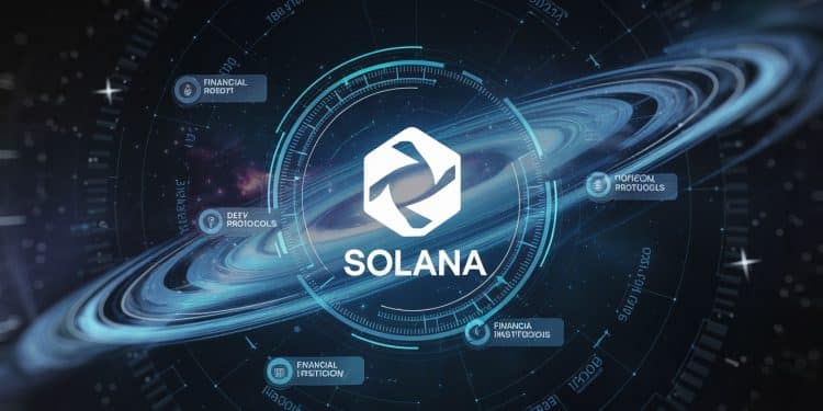 Solana mise sur l’intérêt institutionnel face à Ethereum - Viral Mag Malgré sa réputation de hub pour les memecoins Solana attire de plus en plus lattention des institutions financières désireuses dexploiter son réseau performant et peu coûteux Viral Mag