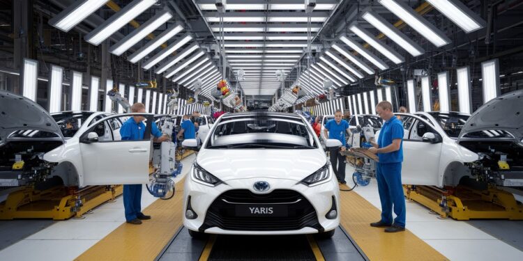 Toyota Célèbre 5 Millions de Yaris Made in France à Valenciennes - Viral Mag Près de 25 ans après son implantation lusine Toyota dOnnaing fête la production de sa 5 millionième Yaris Un succès français pour le géant japonais Viral Mag