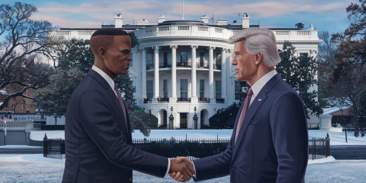 Trump de retour à la Maison Blanche – Une transition historique - Viral Mag Donald Trump fraîchement élu rencontrera Joe Biden à la Maison Blanche pour une passation de pouvoir pacifique Découvrez les coulisses de ce moment historique Viral Mag