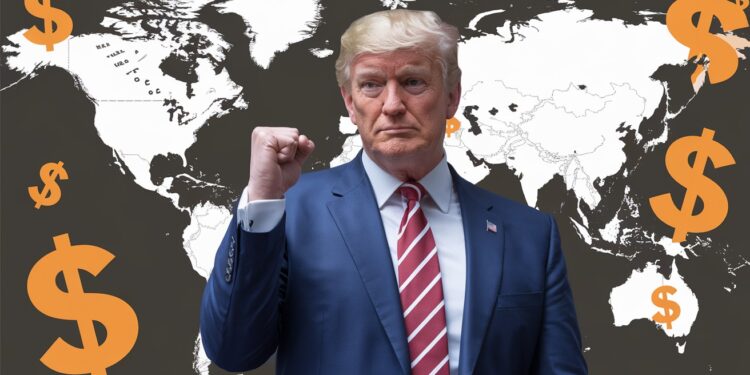 Trump Menace les BRICS de Droits de Douane Massifs - Viral Mag Donald Trump menace dimposer des droits de douane à 100 aux pays des BRICS sils tentent de saper la domination du dollar américain Viral Mag