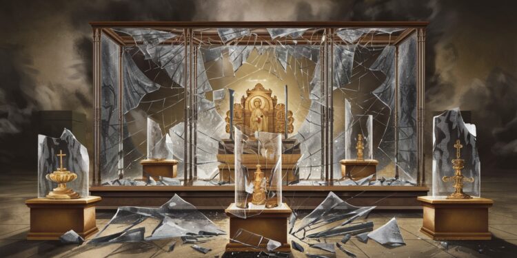 Un Inestimable Trésor d’Art Sacré Volé lors d’un Audacieux Braquage - Viral Mag Découvrez les détails stupéfiants du vol à main armée dun trésor national dart sacré estimé à plusieurs millions deuros au musée du Hiéron Viral Mag