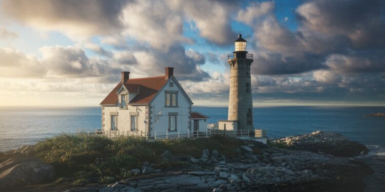 Une Nuit Unique au Phare de l’Île Louët en Bretagne - Viral Mag Vivez lexpérience rare et magique de passer une nuit dans la maison du gardien de phare sur lîle Louët en Bretagne Dépaysement garanti Viral Mag
