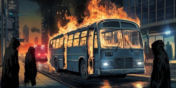 Une nuit de violences urbaines secoue Rillieux la Pape près de Lyon Deux bus incendiés un policier blessé et des habitants évacués   Viral Mag